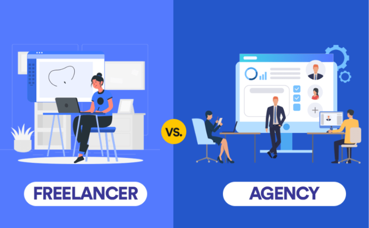 freelancer vs agency feature